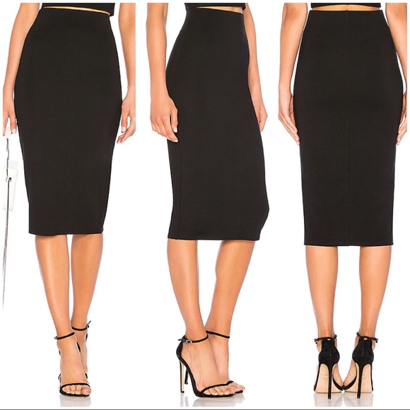 LPA HIGH RISE PENCIL SKIRT LOVERS FRIENDS REVOLVE HOUSE HARLOW VINCE WANG ZARA - Picture 2 of 11